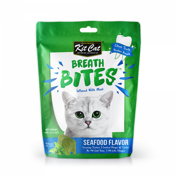Kit Cat Breath Bites Seafood  (nouvelle arrivage)